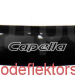 Дефлектор капота (Мухобойка) RED Mazda Capella 1997-2002