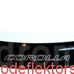 Дефлектор капота (Мухобойка) RED Toyota Corolla E140 2006-2012