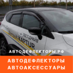 Дефлекторы окон (ветровики) SIM на Renault Kaptur, 2013-, 4ч, темный арт.SREKAP1332