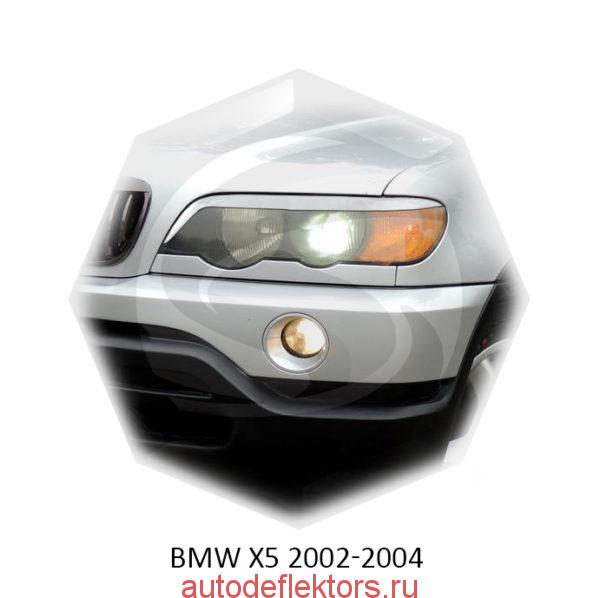 Реснички на фары BMW X5 2002-2004