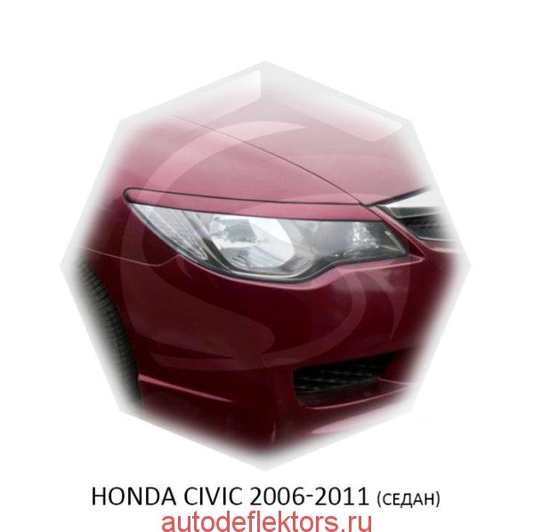 Реснички на фары Honda CIVIC 2006-2011 (седан)