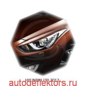 Реснички на фары Hyundai i30 2012-2016