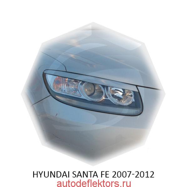 Реснички на фары Hyundai SANTA FE 2007-2012
