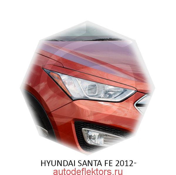 Реснички на фары Hyundai SANTA FE 2012-2017