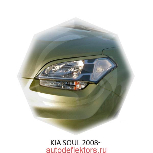 Реснички на фары Kia SOUL 2008-