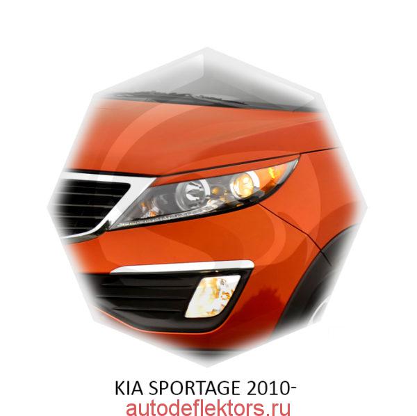 Реснички на фары Kia SPORTAGE 2010-