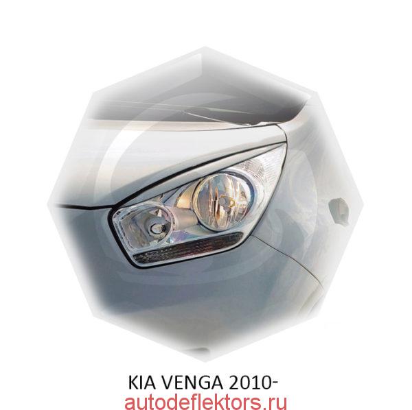 Реснички на фары Kia VENGA 2010-
