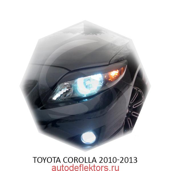 Реснички на фары Toyota COROLLA 2010-2013