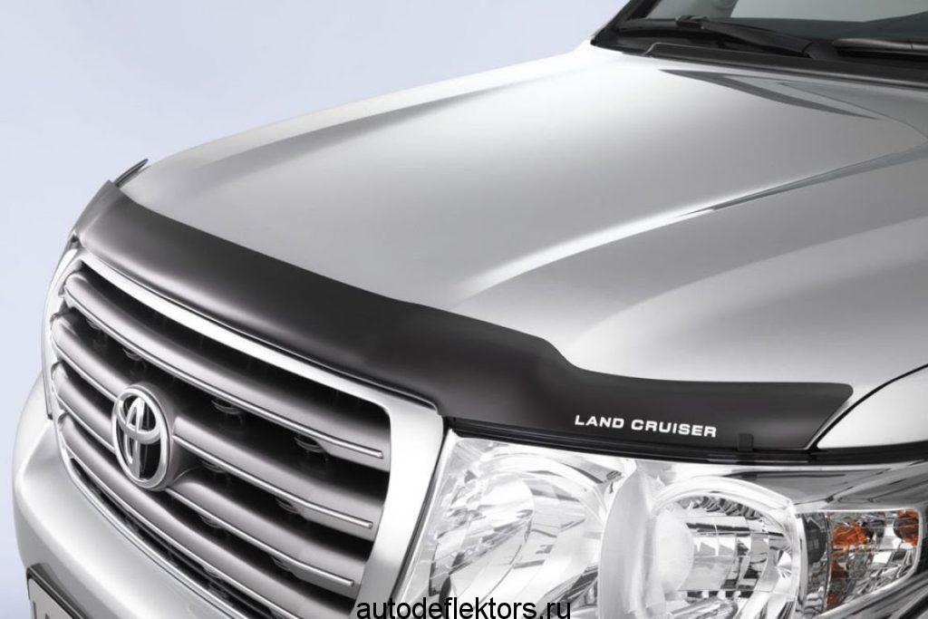 Дефлектор капота (мухобойка) Toyota Land Cruiser 200 2007-2015